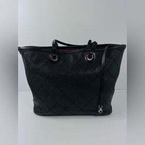 Chanel Fever Tote Quilted Caviar Medium Black Bag